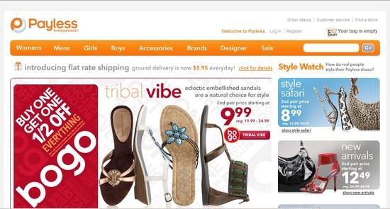 payless slippers canada